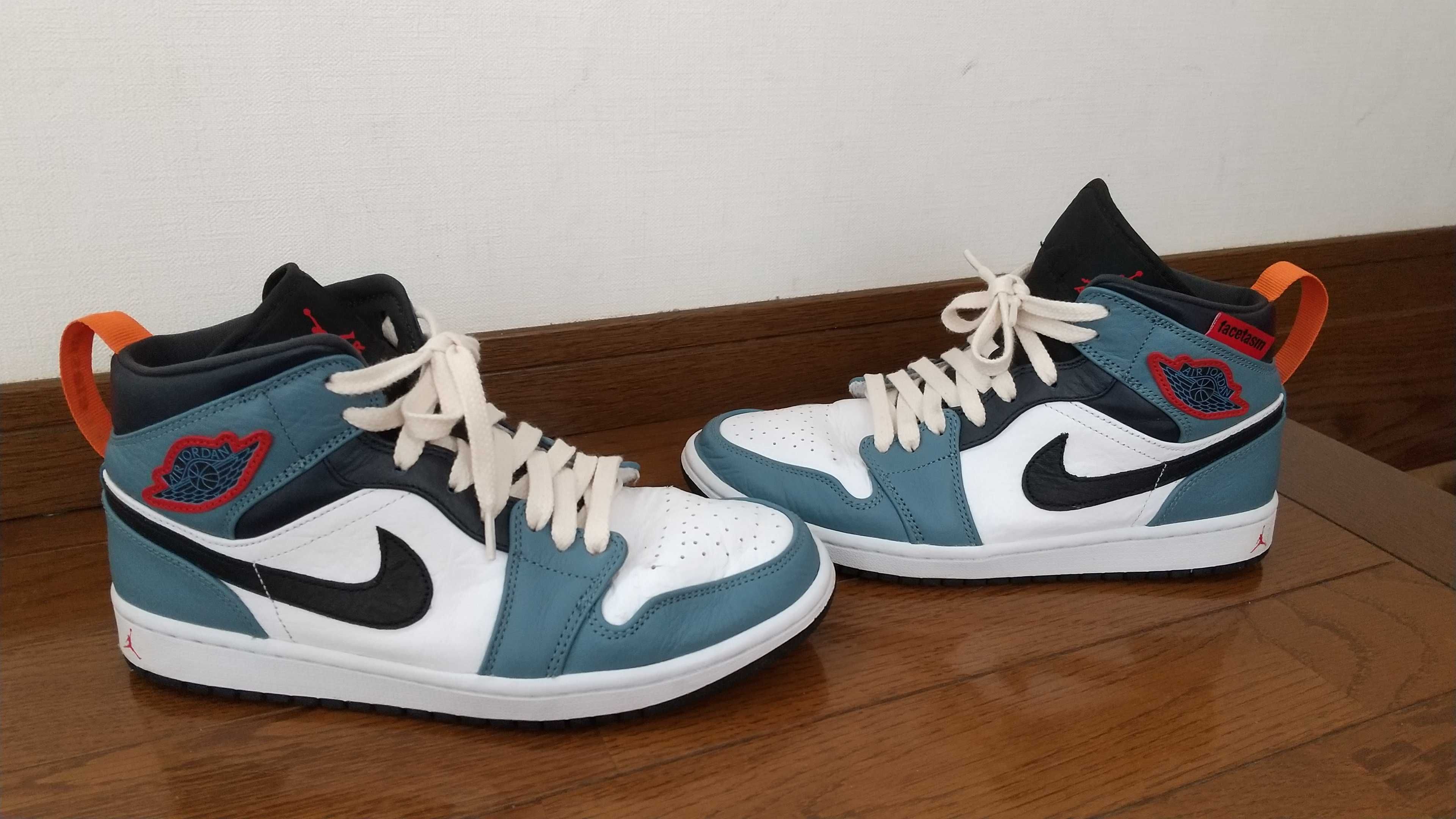 FACETASM × Nike Air Jordan 1 Mid "White/Navy"
