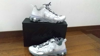 KENDRICK LAMAR×NIKE REACT ELEMENT 55 "PURE PLATINUM/CLEAR-WOLF GREY-BLACK"