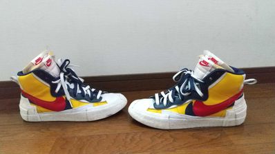 sacai × Nike Blazer Mid "Varsity Maize/Varsity Red"