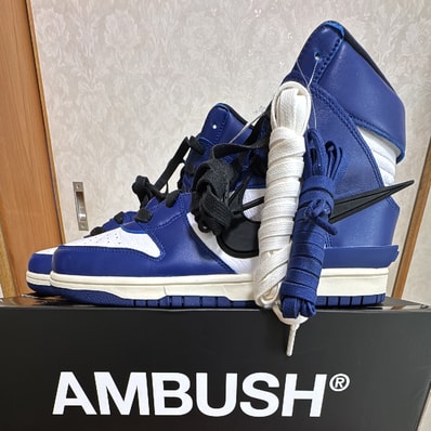 Ambush × Nike Dunk High "Deep Royal"