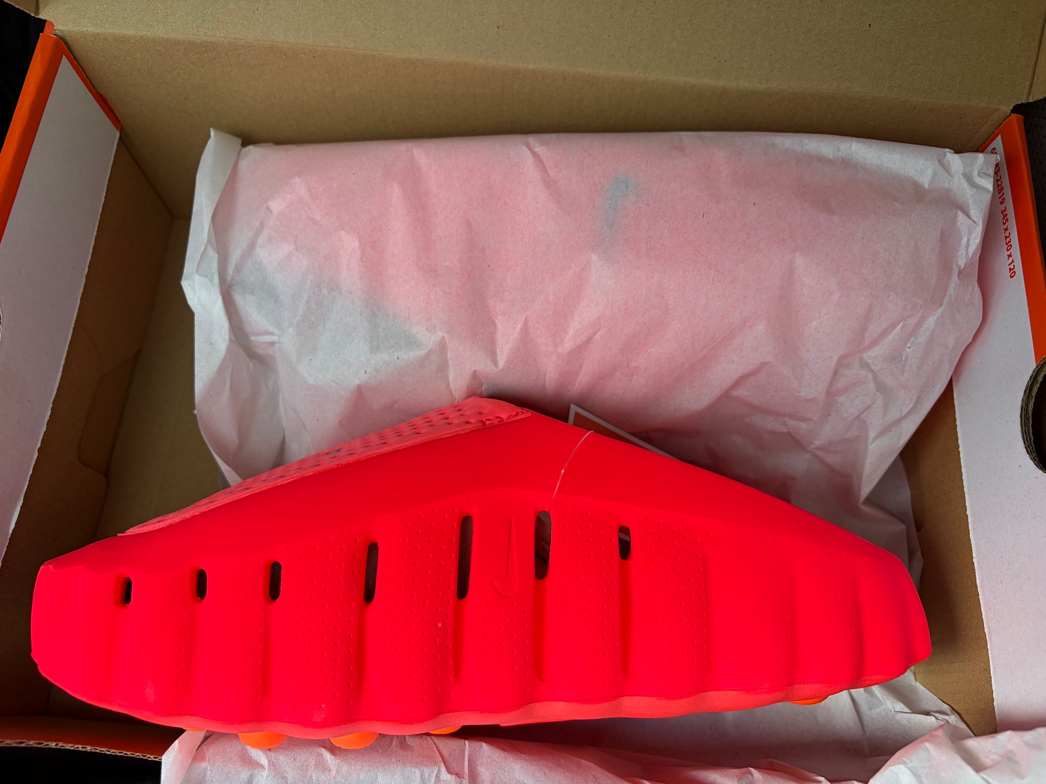 Nike Mind 001 Mules "Solar Red/Hyper Crimson"