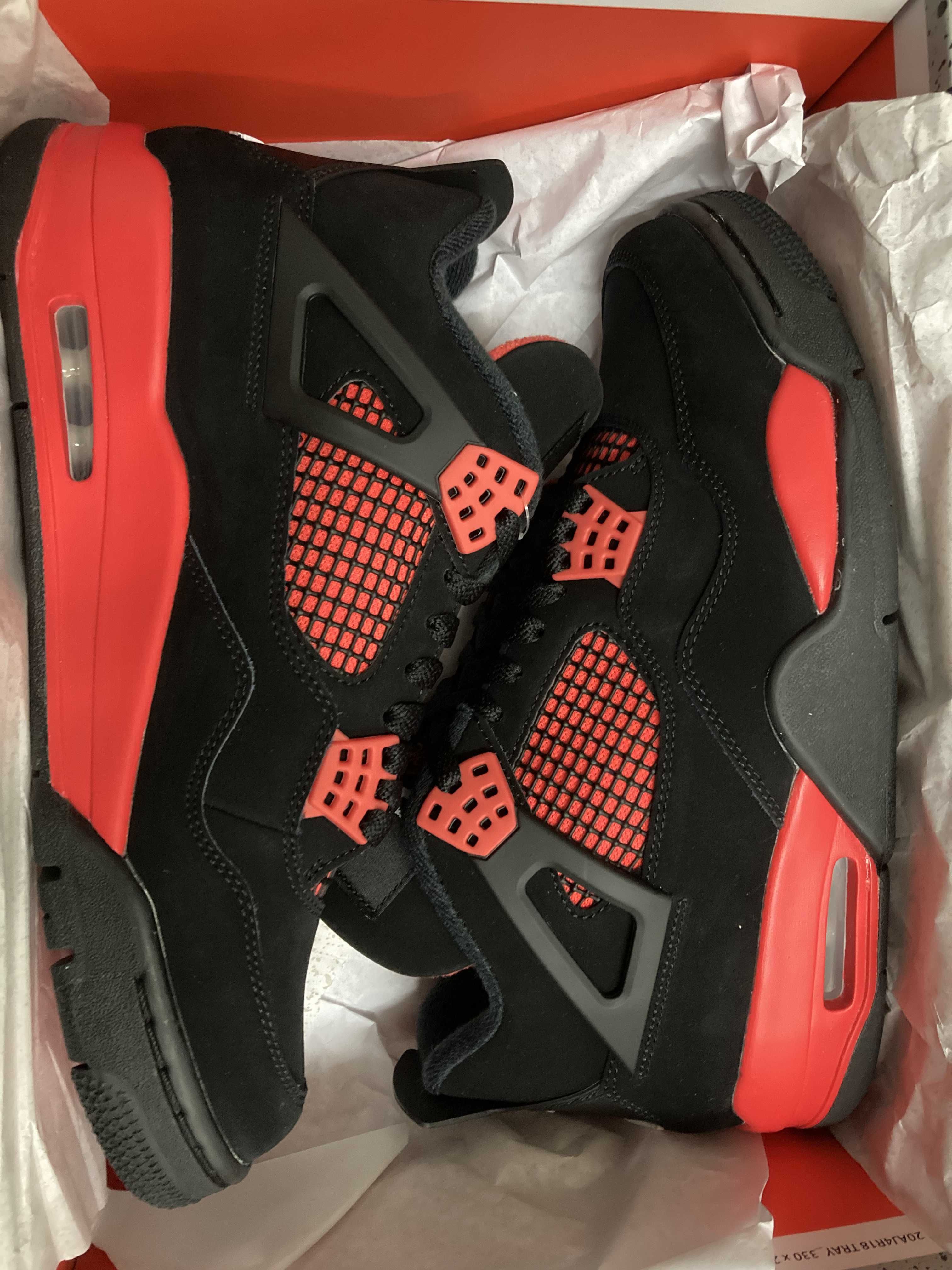Nike Air Jordan 4 "Red Thunder/Crimson"