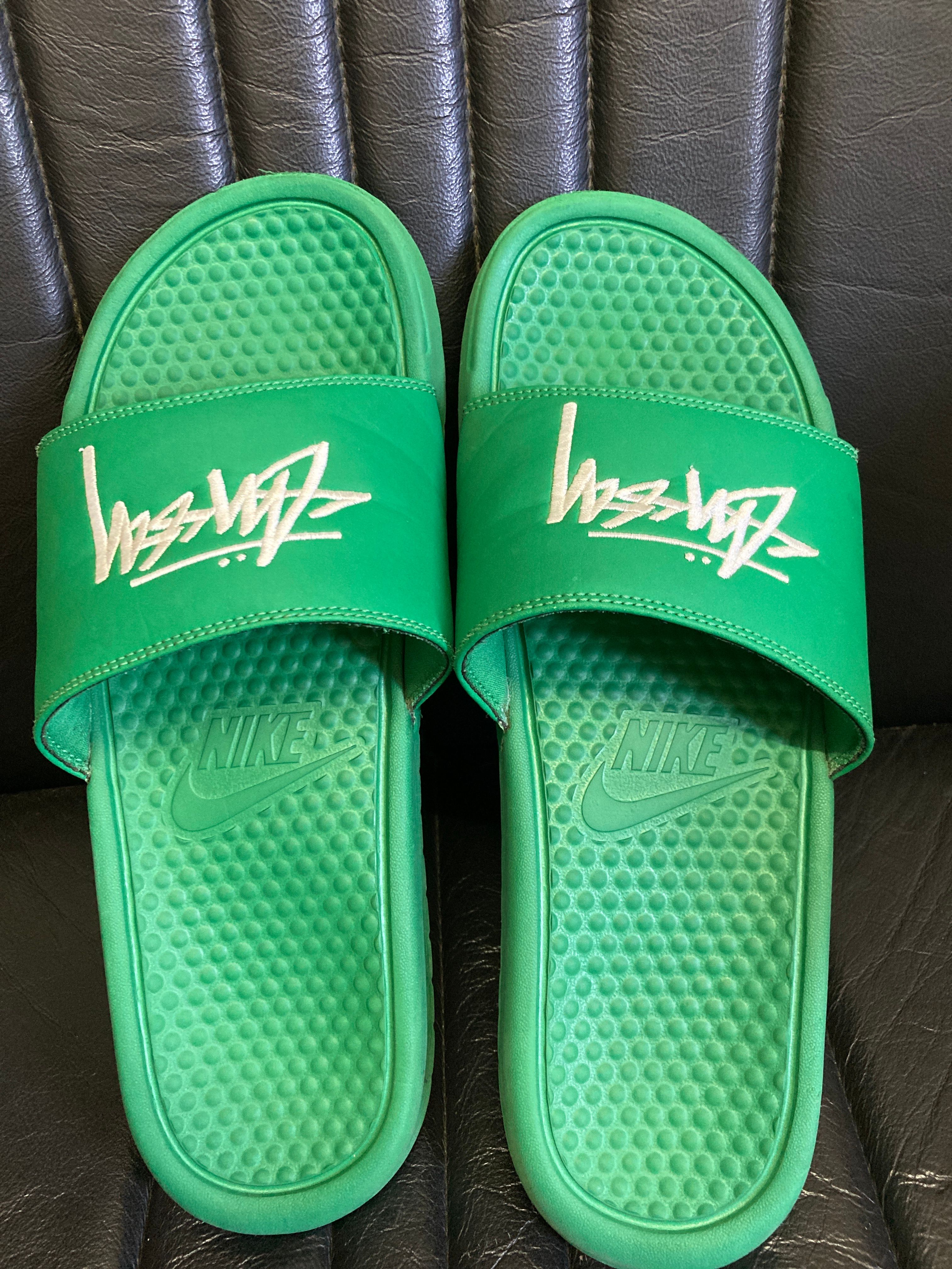 Stussy × Nike Benassi Slide Sandal "Pain"