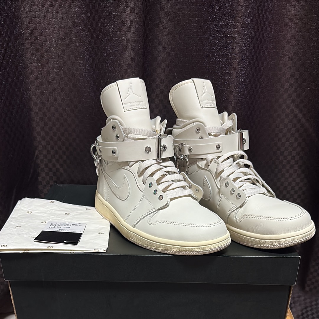 COMME des GARCONS × Nike Air Jordan 1 High "White"
