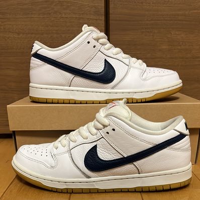 Nike SB Dunk Low "Orange Label White Navy"