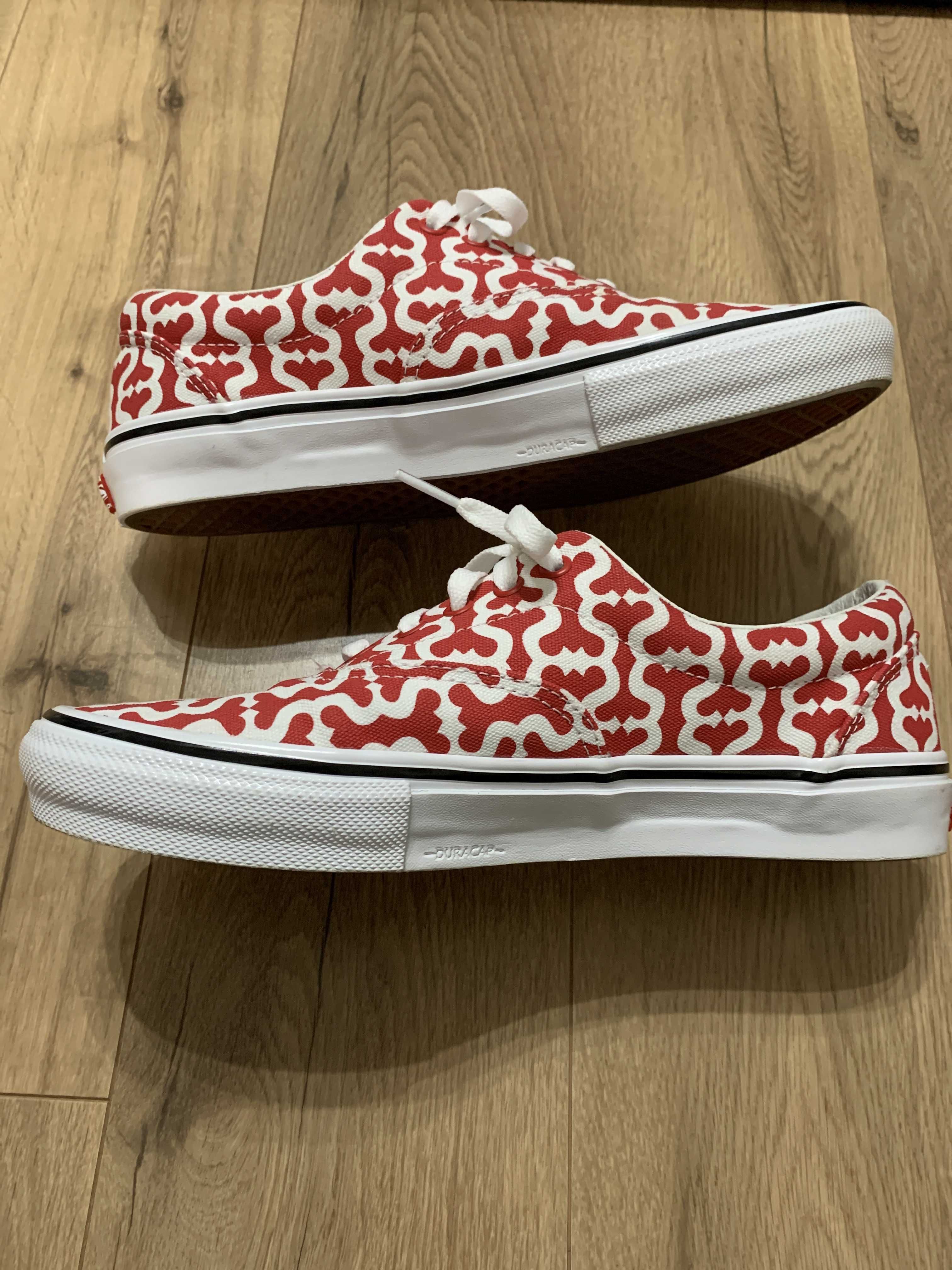 Supreme × Vans Monogram S Logo Skate ERA "Red"