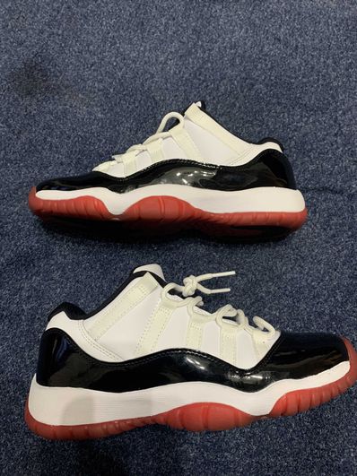NIKE AIR JORDAN11 LOW GS "GYM RED"