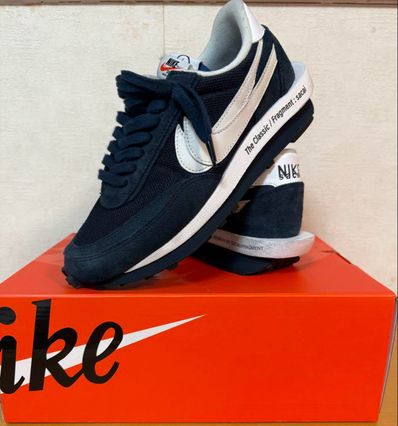 Fragment × sacai × Nike LD Waffle "Blackended Blue"