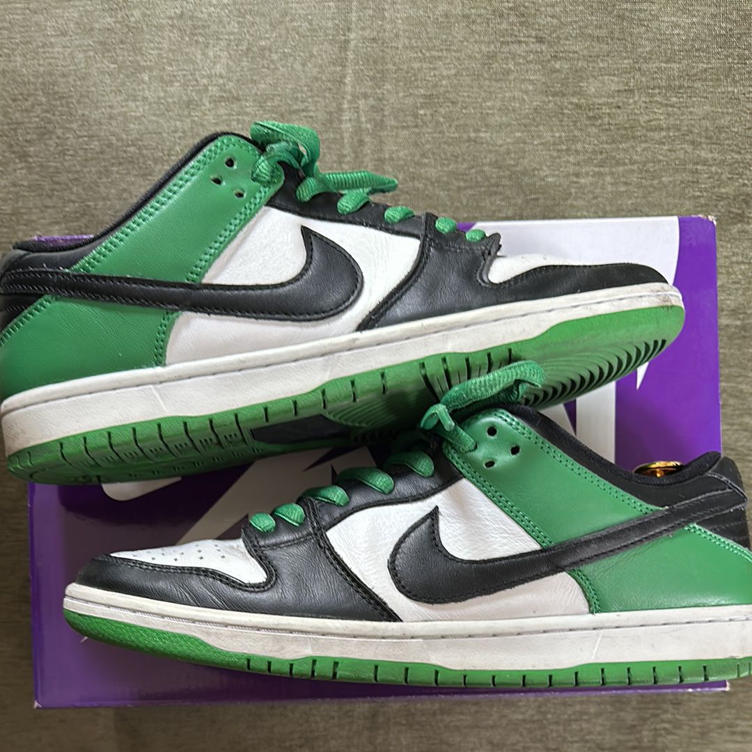 Nike SB Dunk Low Pro "Black and Classic Green"