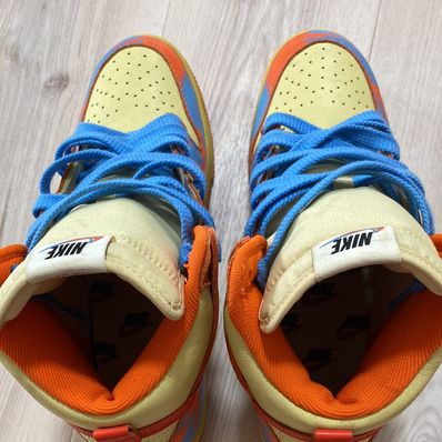 Nike Dunk High 1985 SP "Orange Acid Wash"