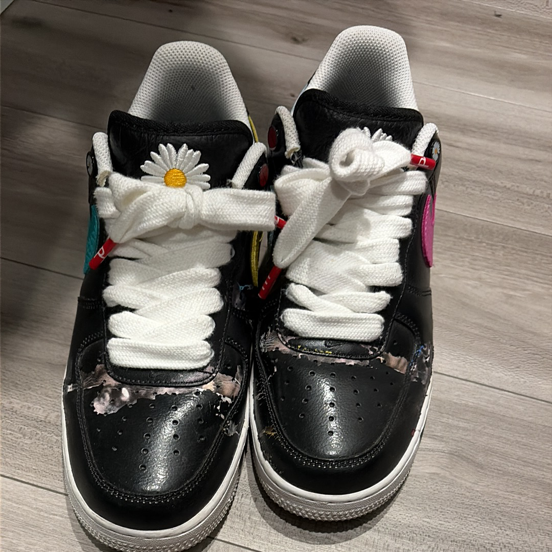 PEACEMINUSONE × Nike Air Force 1 Low '07 Para-Noise 3.0 "Black and Multi-Color" / G-DRAGON