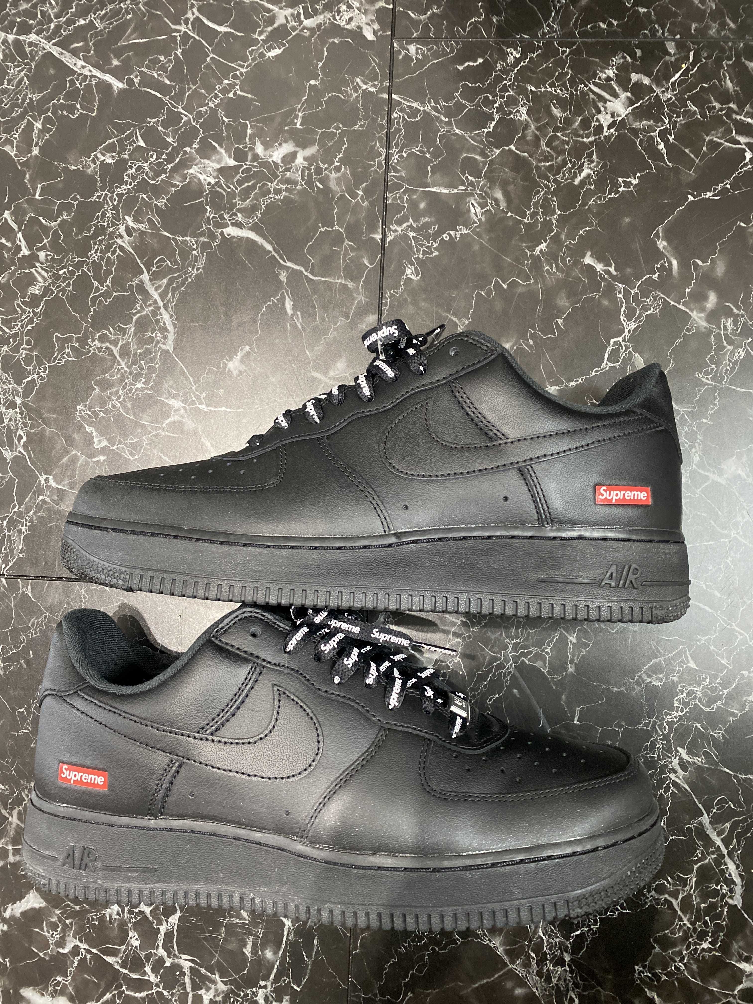 Supreme × Nike Air Force 1 Low "Black"