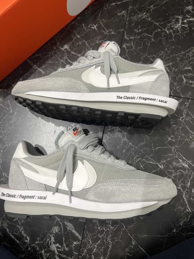 Fragment × sacai × Nike LD Waffle "Light Smoke Grey"