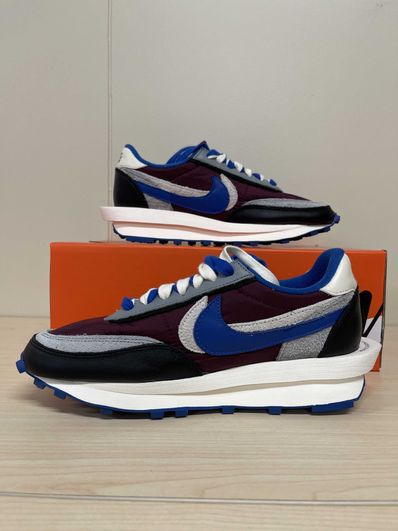 UNDERCOVER × sacai × Nike LD Waffle "Night Maroon/Pale Ivory-Ground Grey-Team Royal"