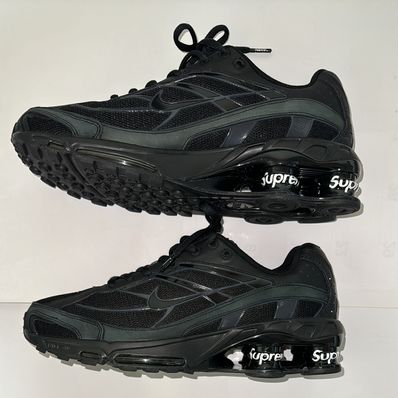 Supreme × Nike Shox Ride 2 "Black/Black-White"