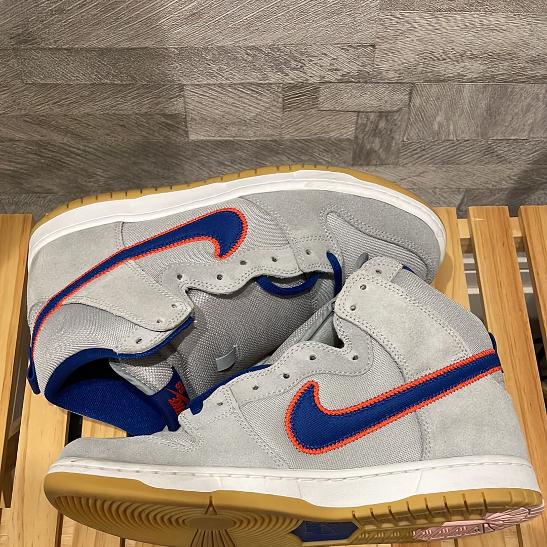 Nike SB Dunk High "Rush Blue and Team Orange/New York Mets"