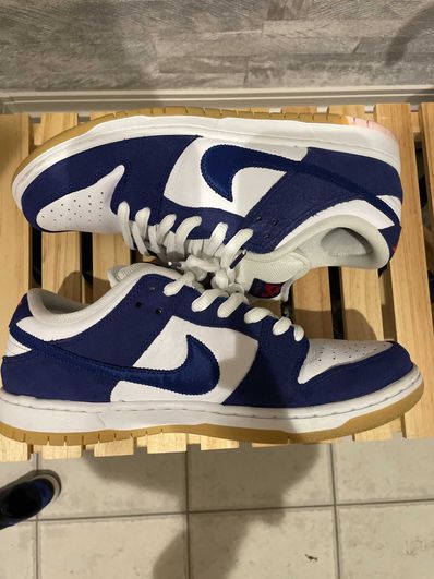 Nike SB Dunk Low "Los Angeles Dodgers/Deep Royal Blue"