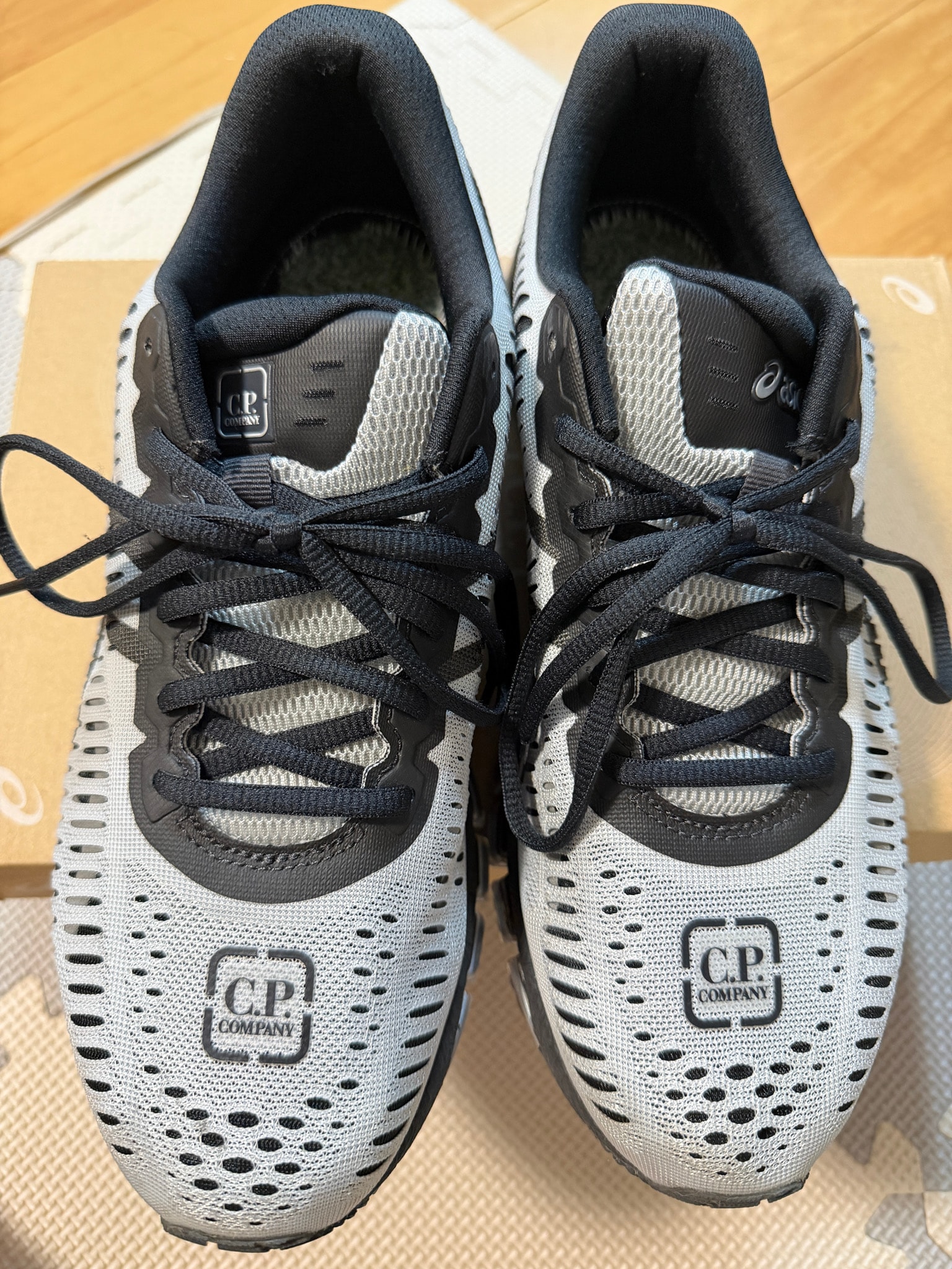 C.P. Company × Asics Gel-Quantum 360 1 "Pure Silver/Caviar"