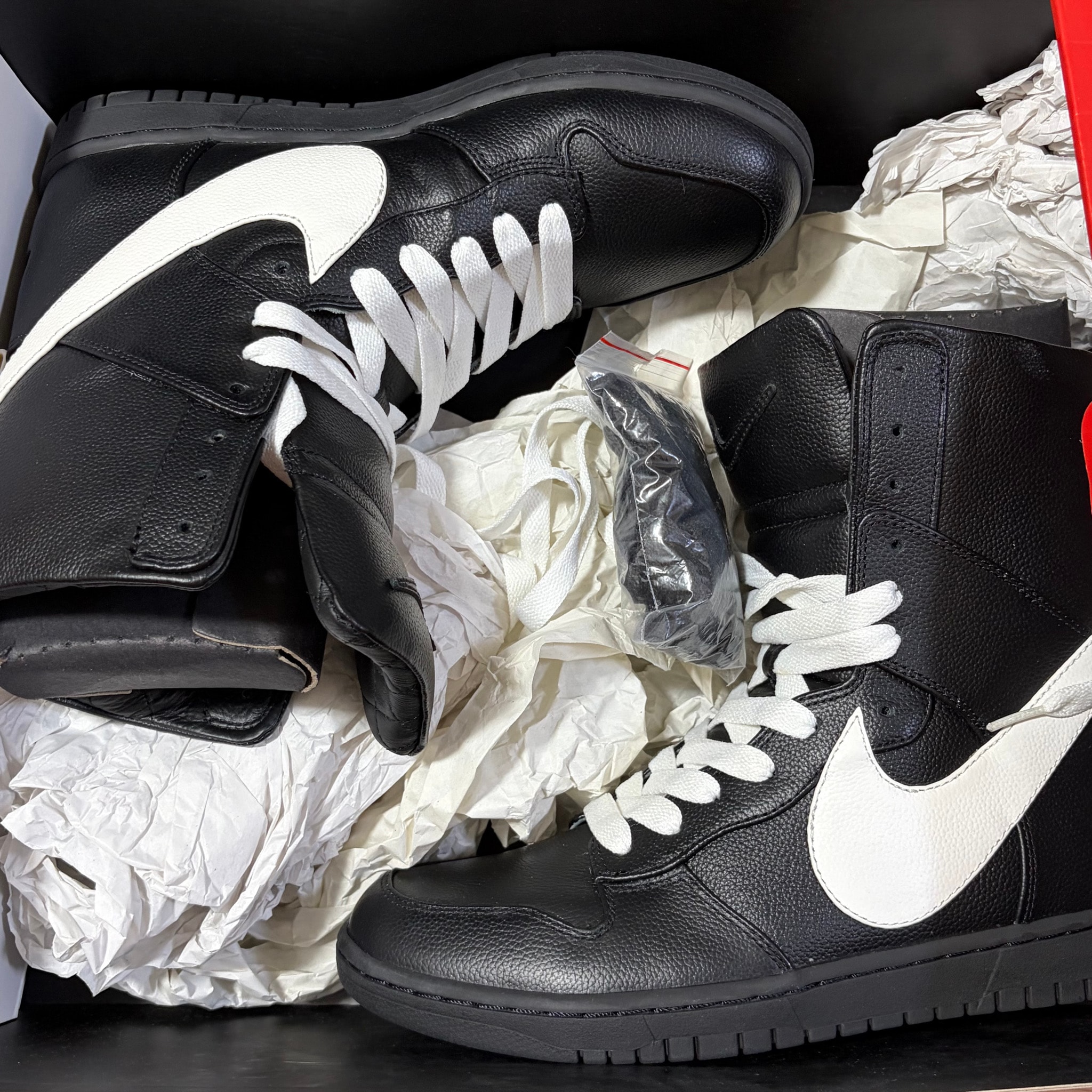 Riccardo Tisci × Nike Lab Dunk Lux High "Black/White"