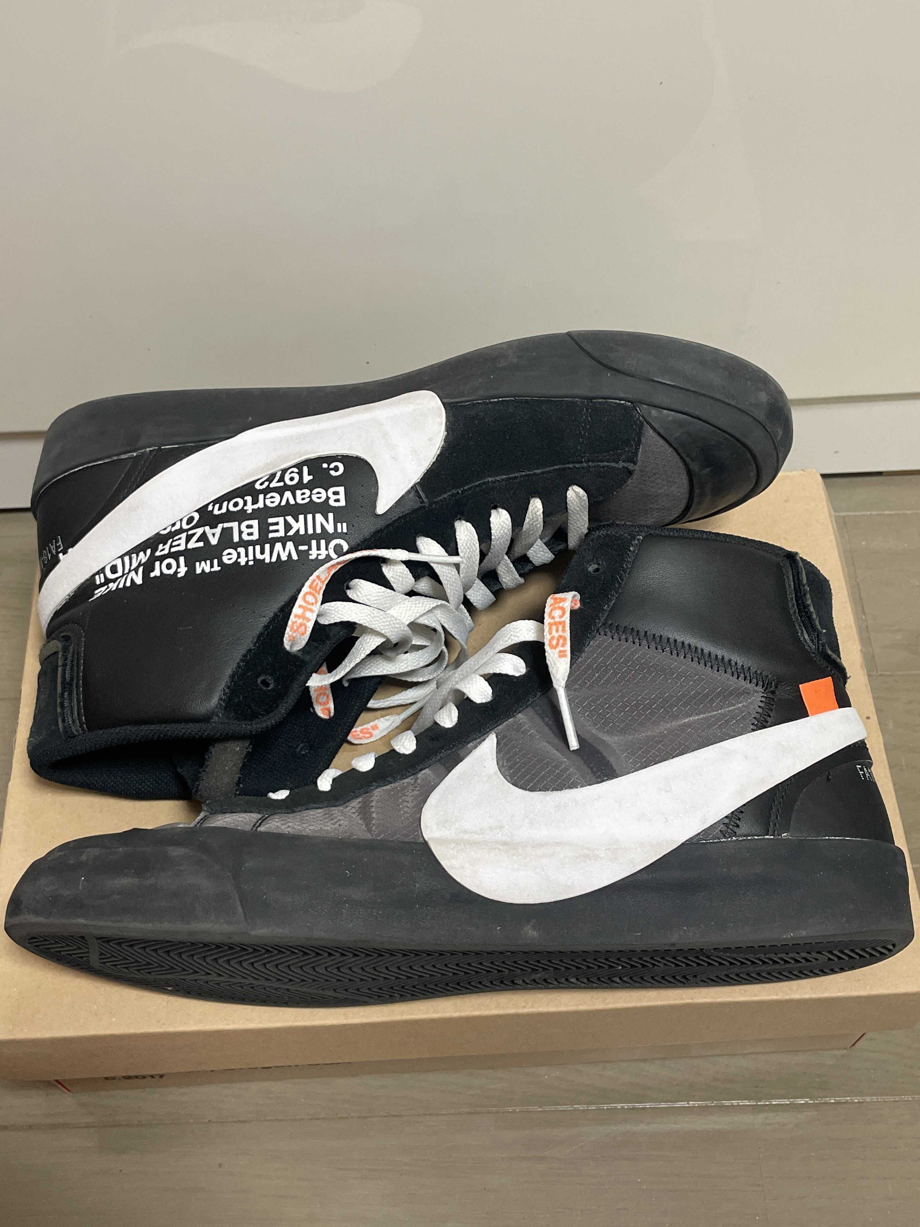 Off-White × Nike Blazer Studio Mid "Grim Reaper"