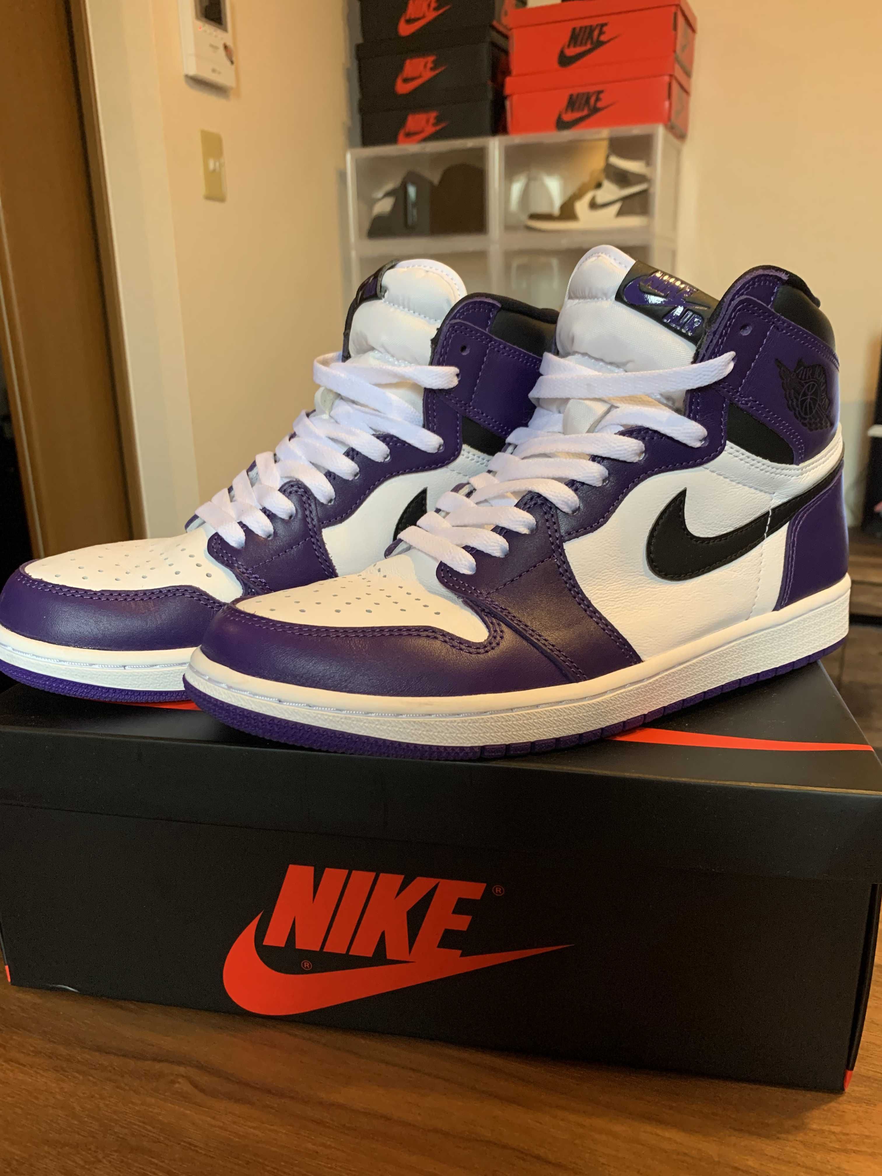 Nike Air Jordan 1 Retro High OG "Court Purple White/Black" (2020)