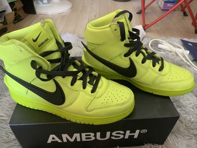 AMBUSH × NIKE DUNK HIGH "FLASH LIME"