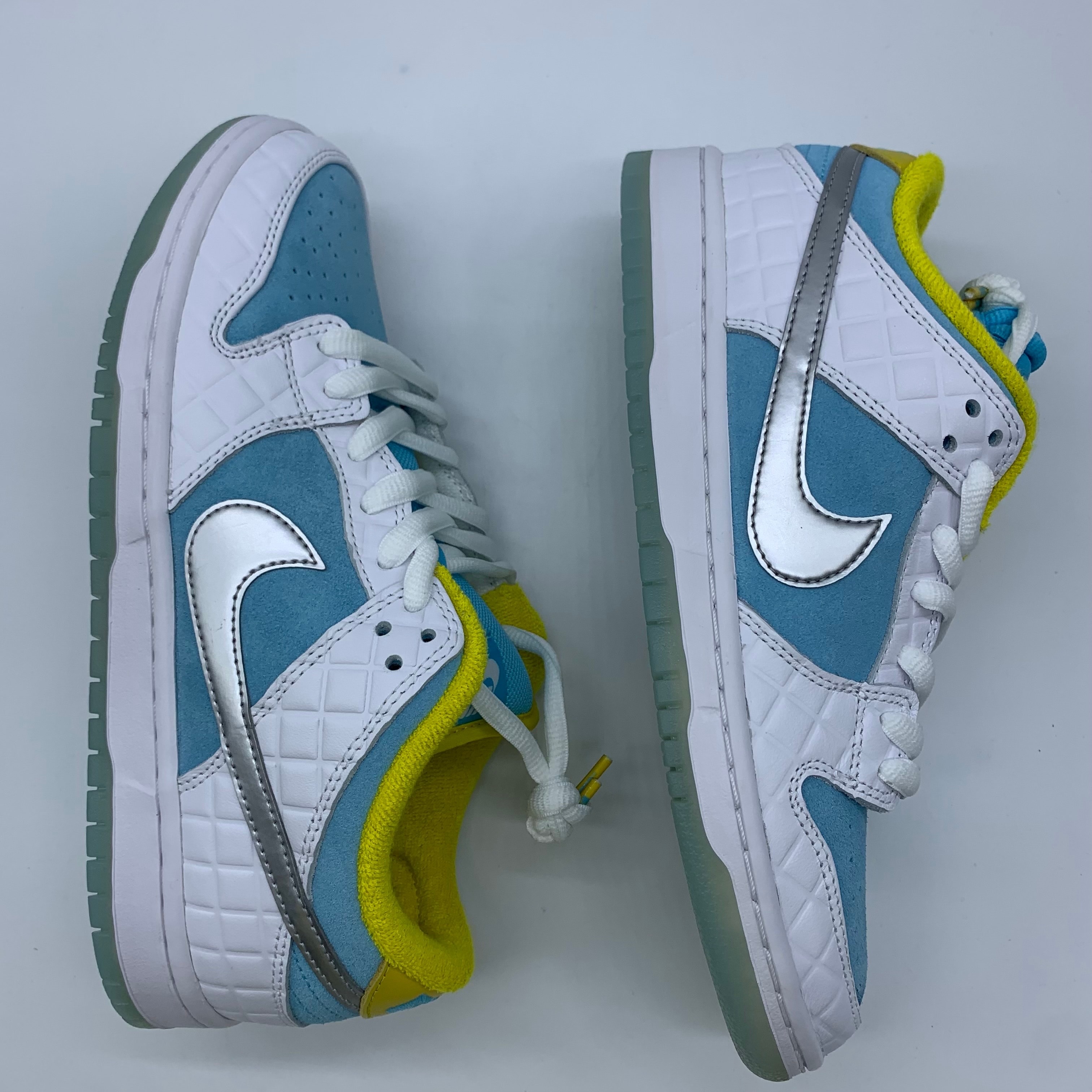 FTC × Nike SB Dunk Low "White/Blue"