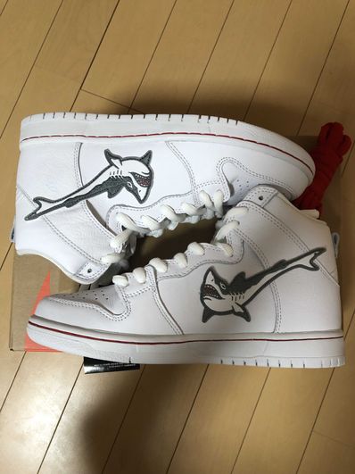 Oski x Nike SB Dunk High "Great White Shark"