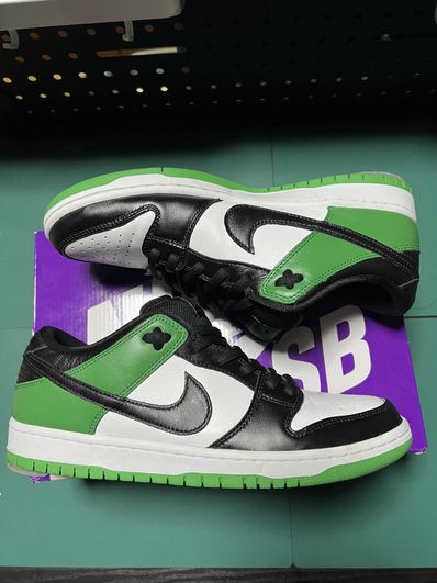 Nike SB Dunk Low Pro "Black and Classic Green"