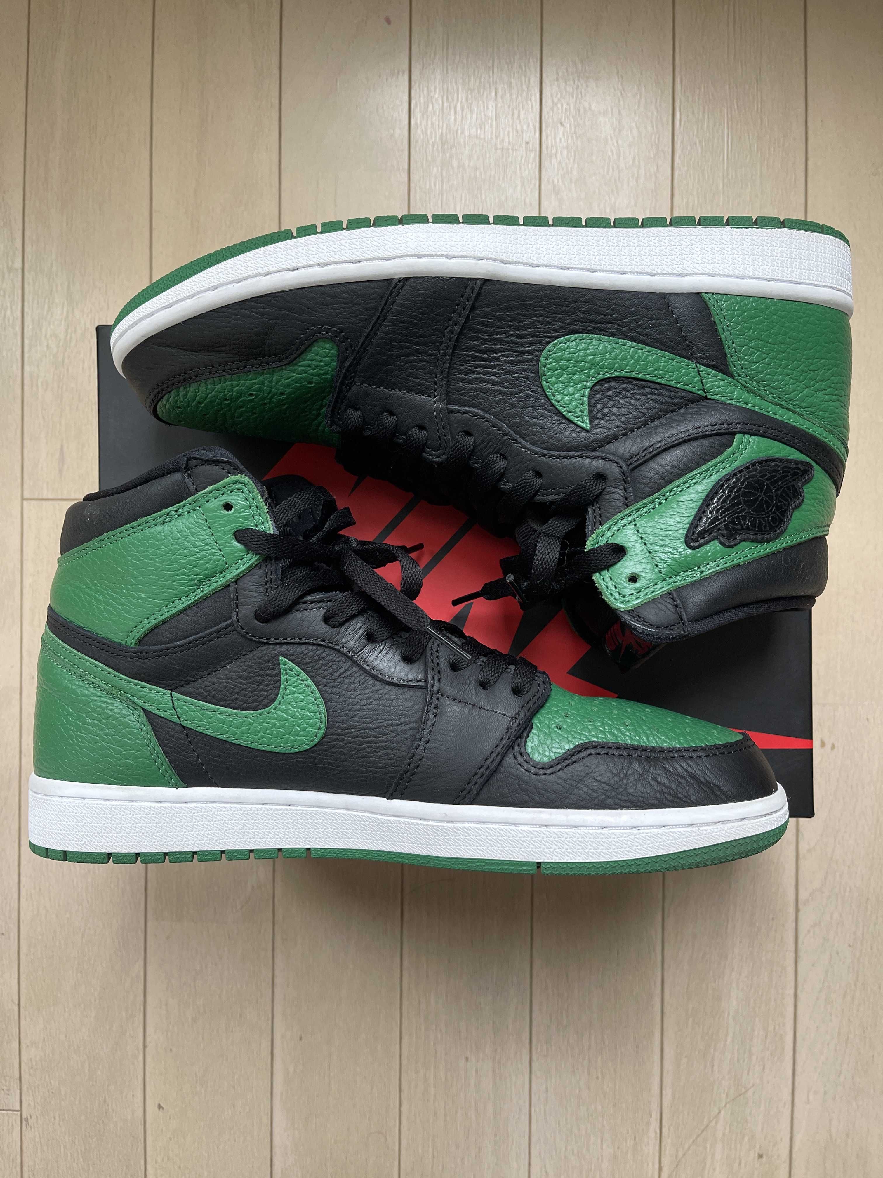 Nike Air Jordan 1 Retro High OG "Black/Pine Green" (2020)