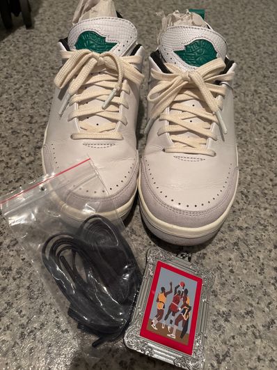 Nina Chanel Abney × Nike Women's Air Jordan 2 Retro Low "White and Malachite"