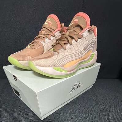 Nike Jordan Luka 4 "Light Orewood and Tangerine"