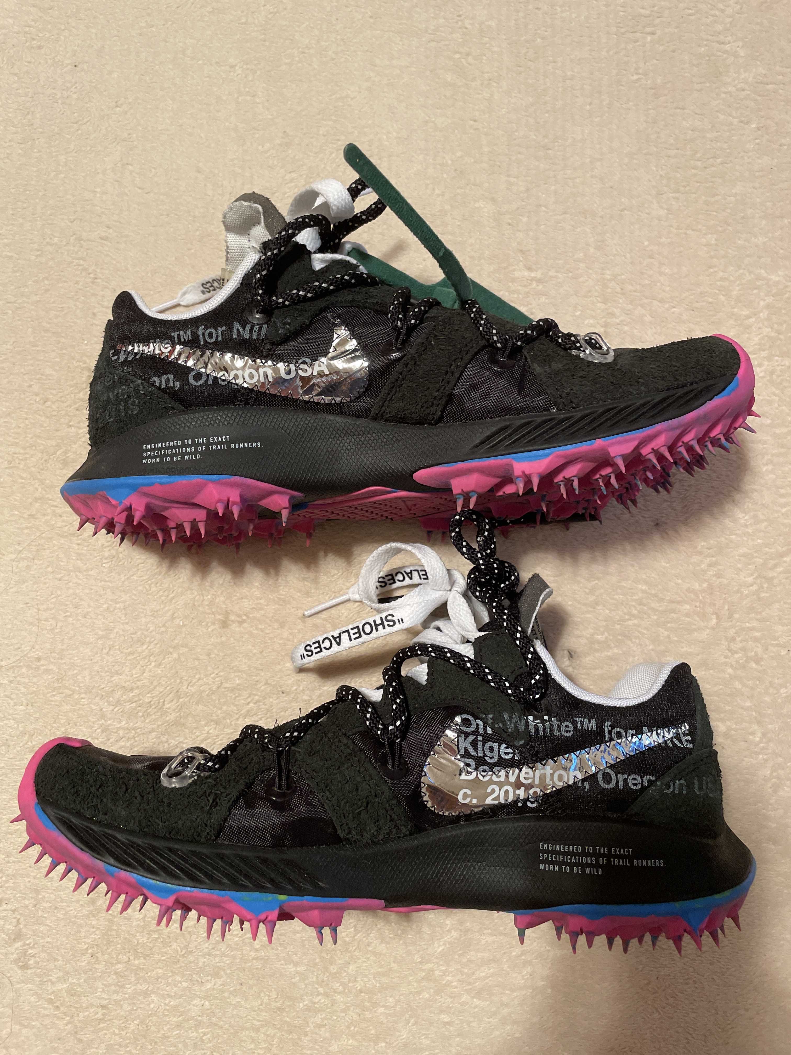 Off-White × Nike Women's Zoom Terra Kiger 5 "Black"