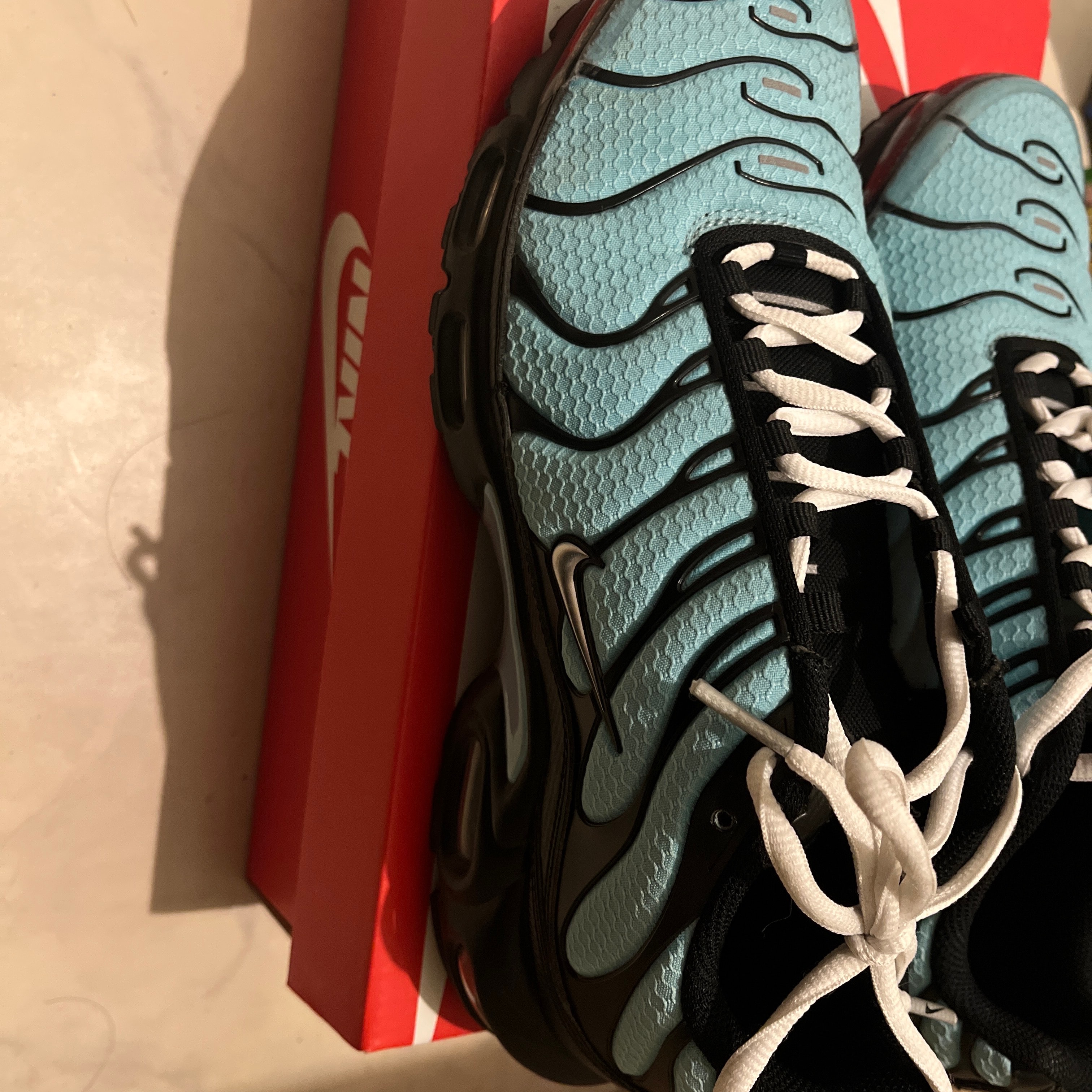 Nike Air Max Plus "Aqua/Black/White/Metallic Silver"