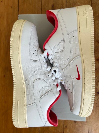 KITH × Nike Air Force 1 Low "White/Red"