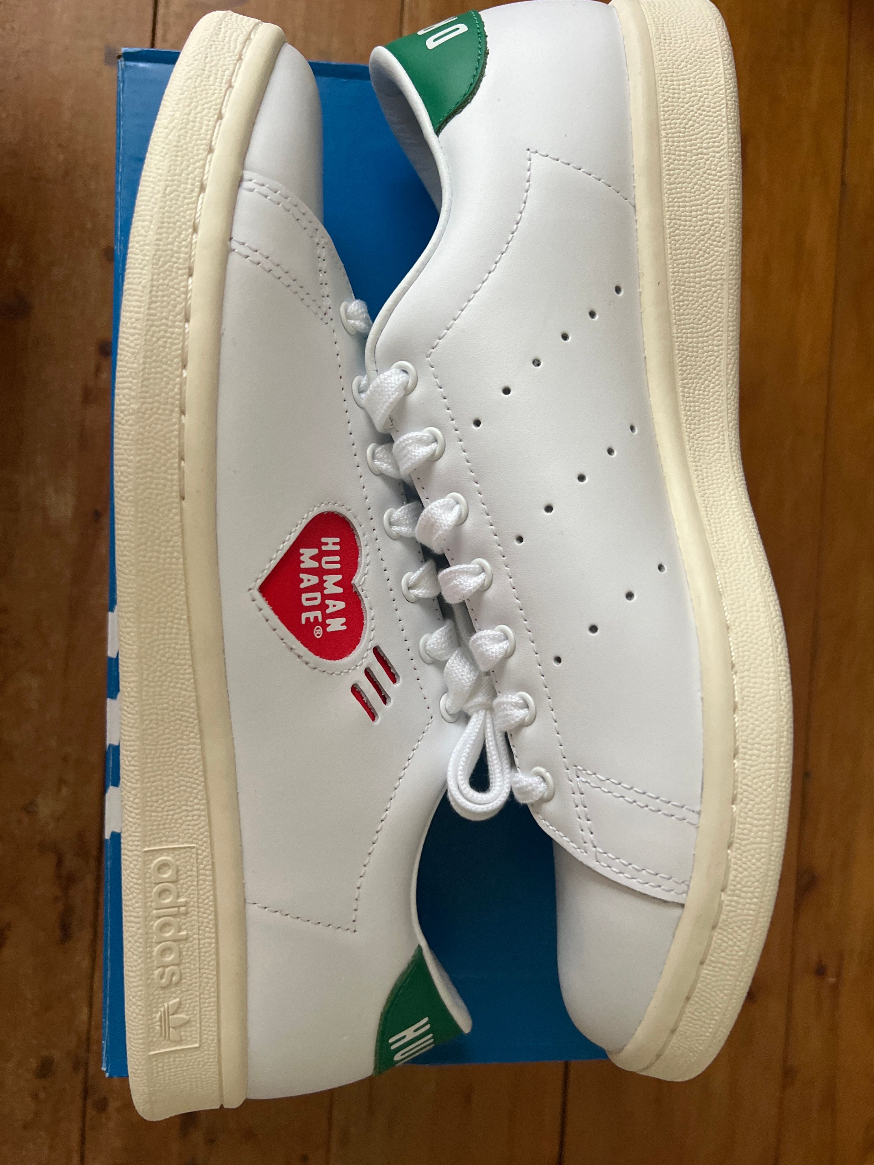 HUMAN MADE × adidas Stan Smith "Footwear White/Green"