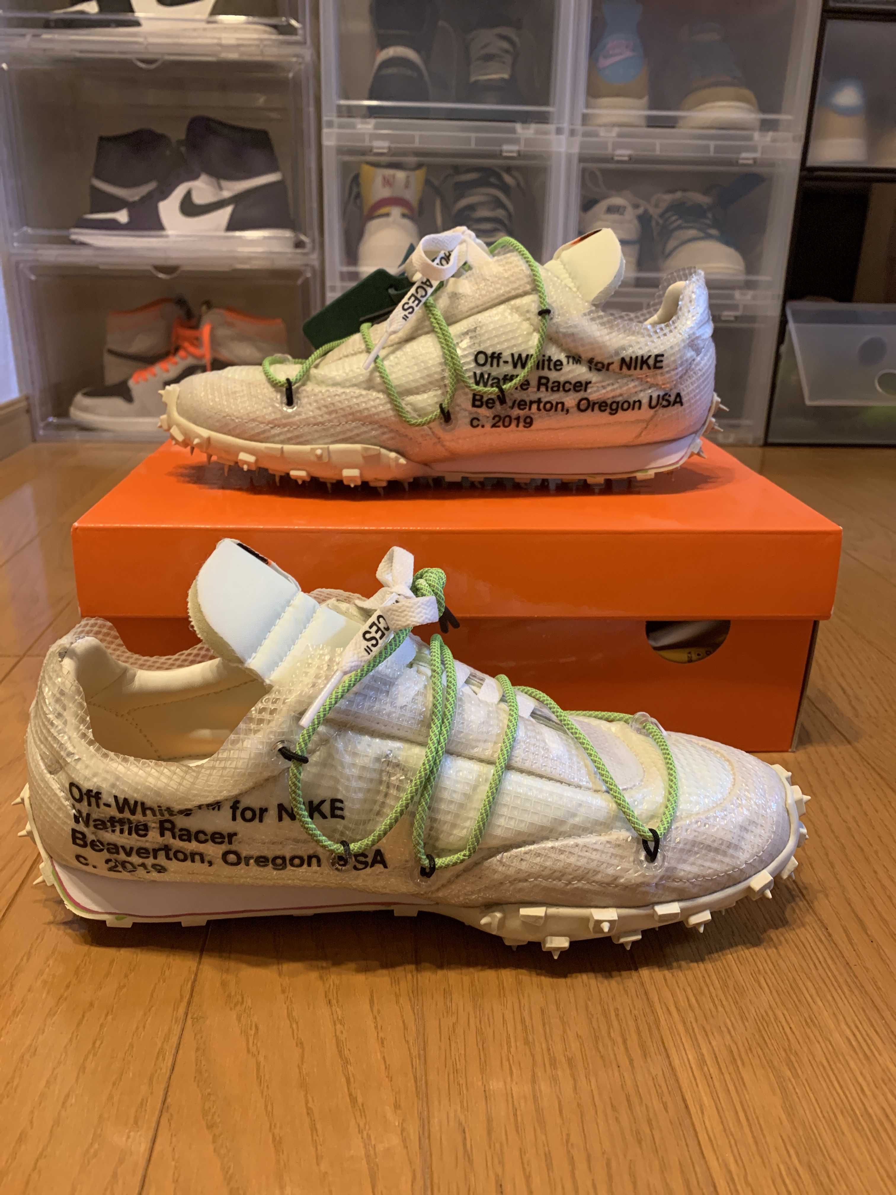 Off-White × Nike Women's Waffle Racer "White"