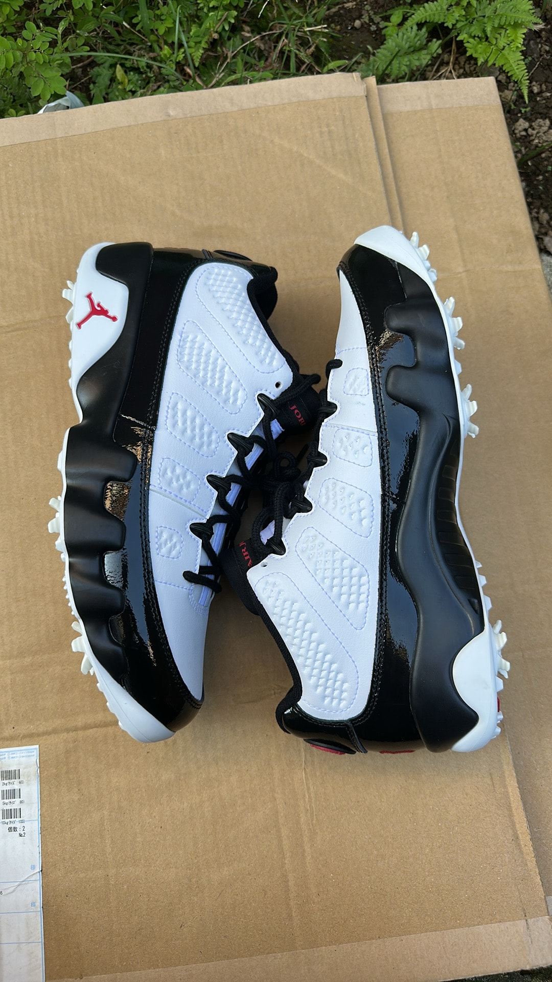 Nike Air Jordan 9 Golf "White/Black/True Red"