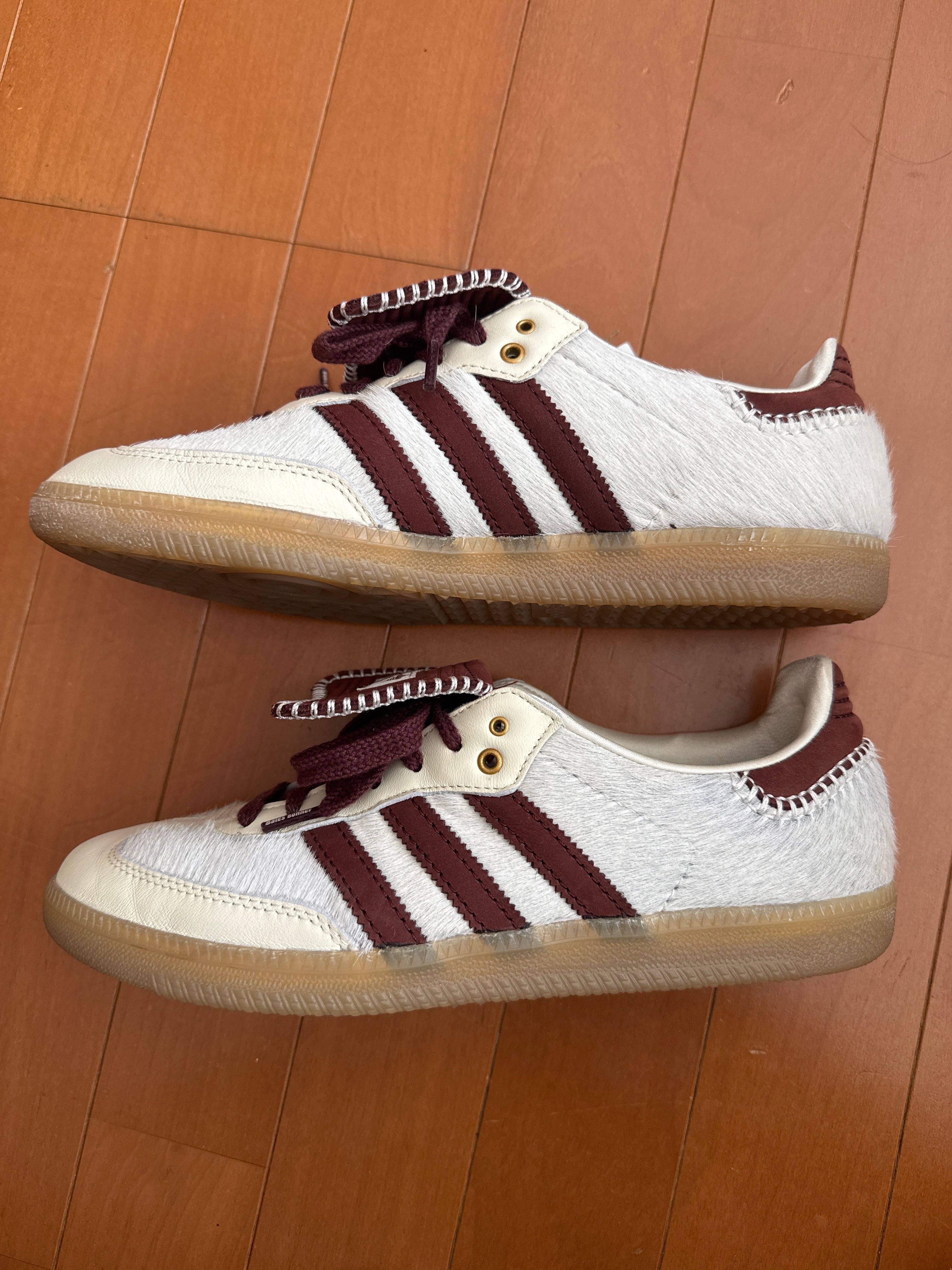 Wales Bonner × adidas Samba Pony Tonal Low "Cream White/Mystery Brown"