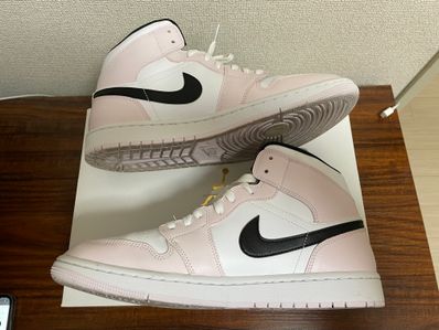 Nike Women's Air Jordan 1 Mid "Light Violet/White/Black"