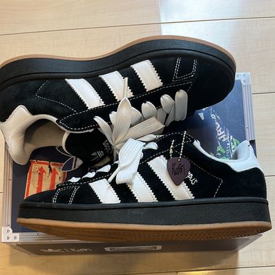 Korn × adidas Campus 00s "Black/White Gum"