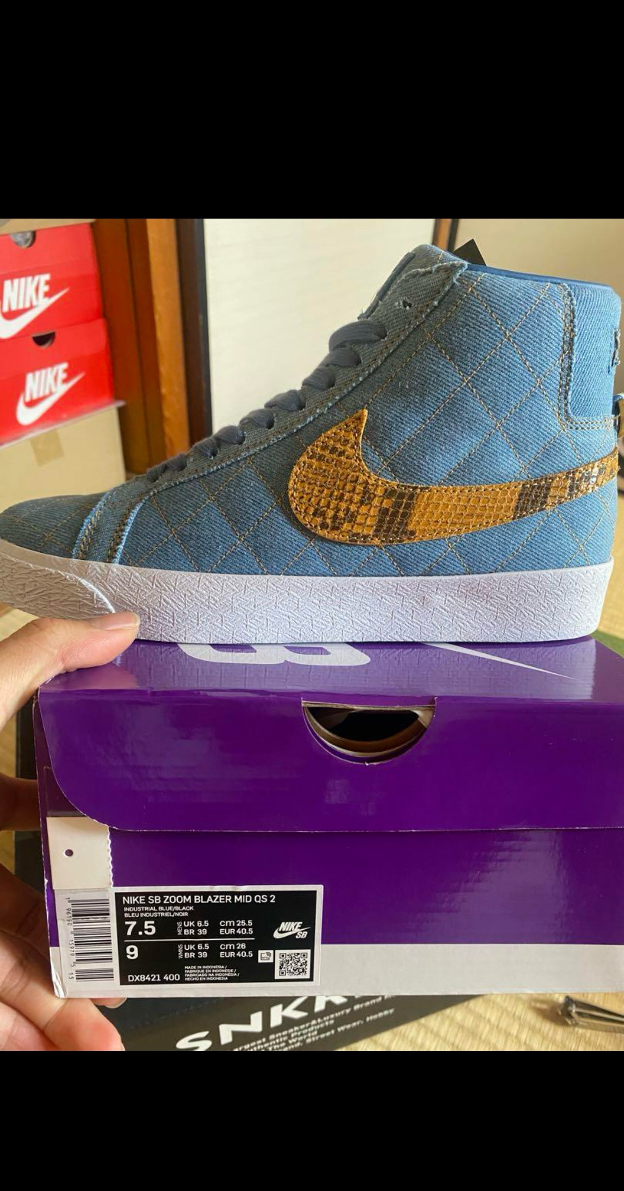 Supreme × Nike SB Blazer Mid "Denim"