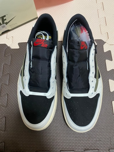 Travis Scott × Nike Women's Air Jordan 1 Low OG "Medium Olive"