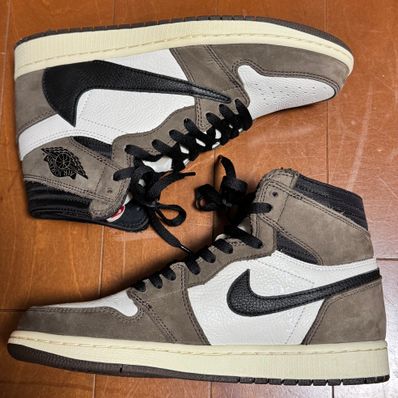 Travis Scott × Nike Air Jordan 1 Retro High OG TS SP "Sail/Dark Mocha"