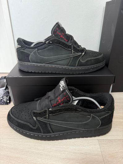 Travis Scott × Nike Air Jordan 1 Low OG SP "Black Phantom"