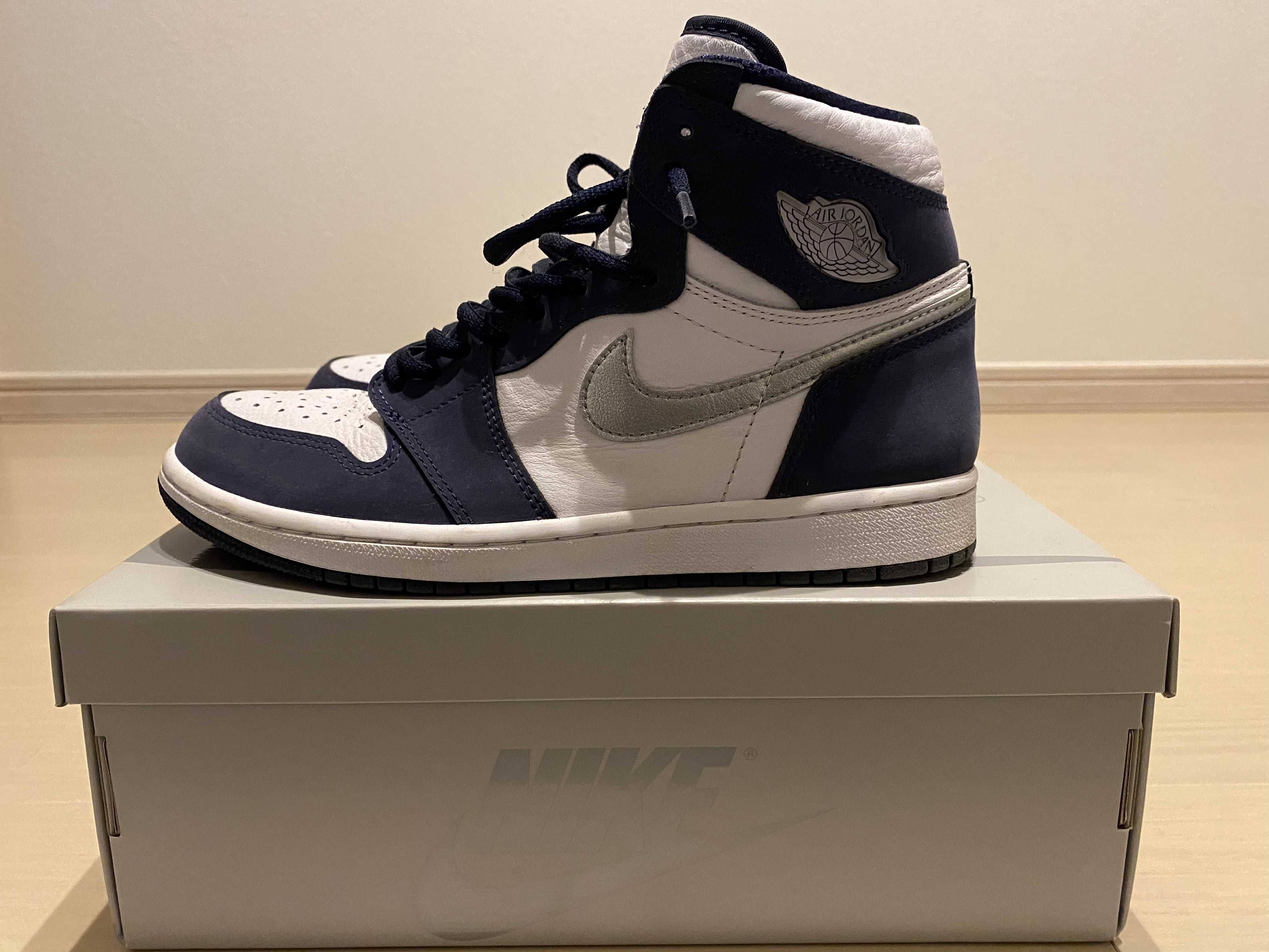Nike Air Jordan 1 High OG CO.JP "White/Midnight Navy" (2020)(ブリーフケースなし)