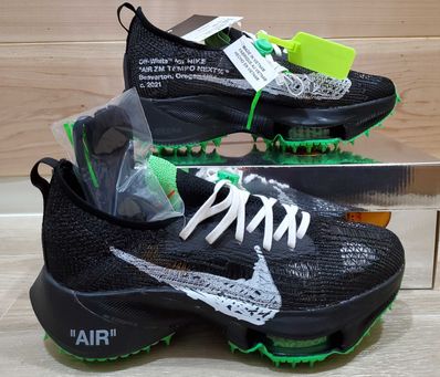 Off-White × Nike Air Zoom Tempo Next% Flyknit "Black"
