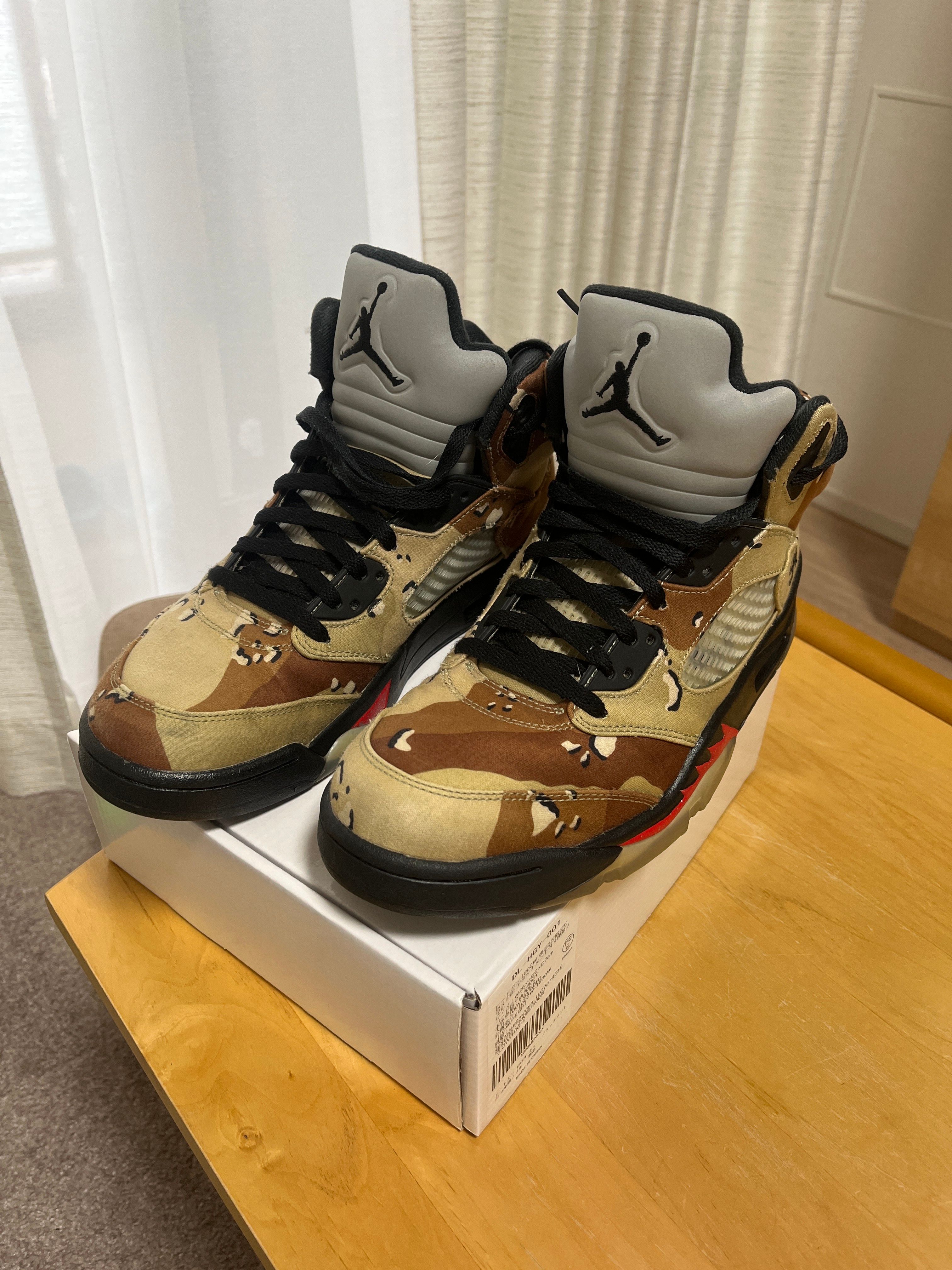 Supreme × Nike Air Jordan 5 Retro "Desert Camo"