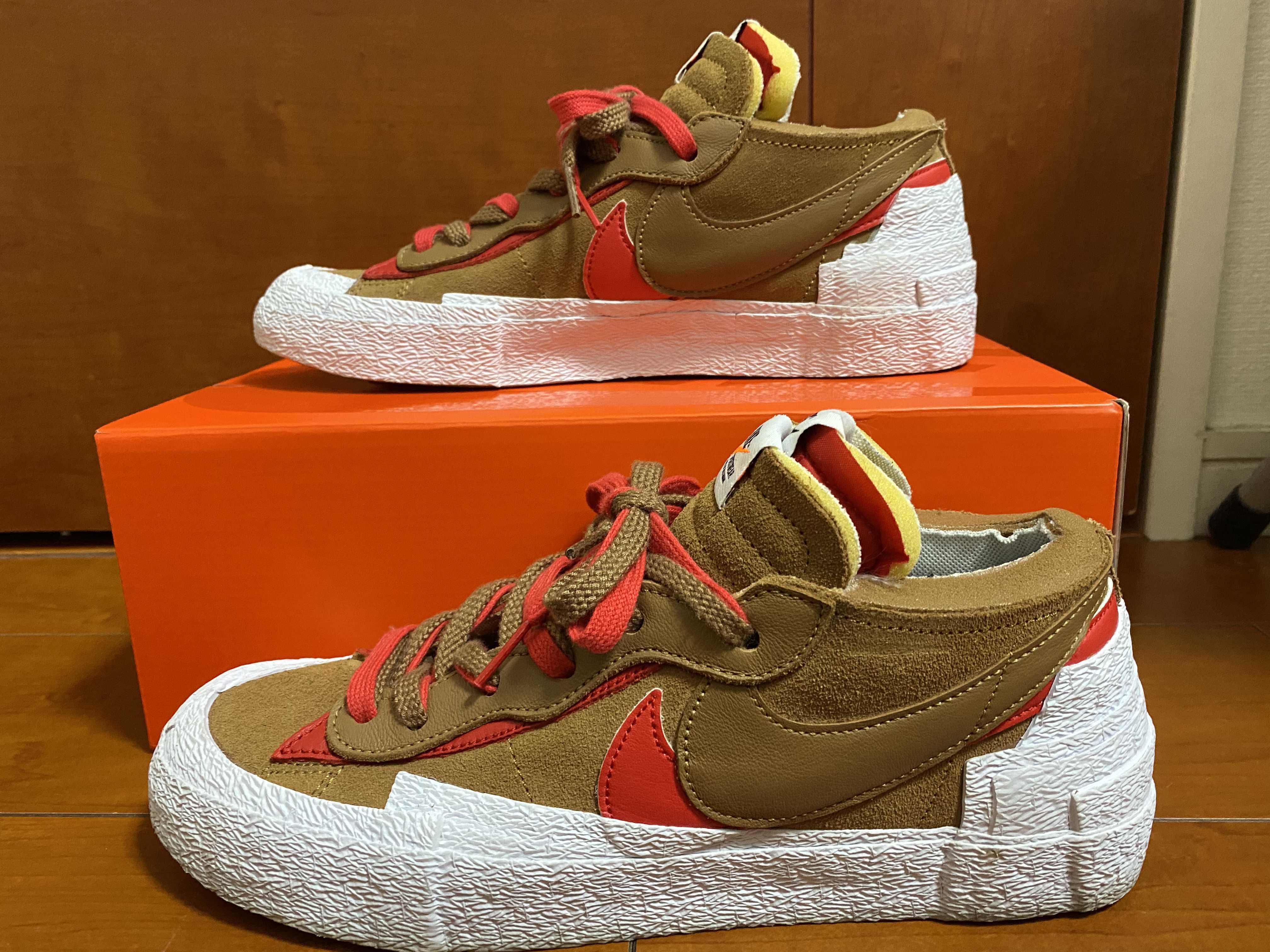 SACAI × NIKE BLAZER LOW "BRITISH TAN"