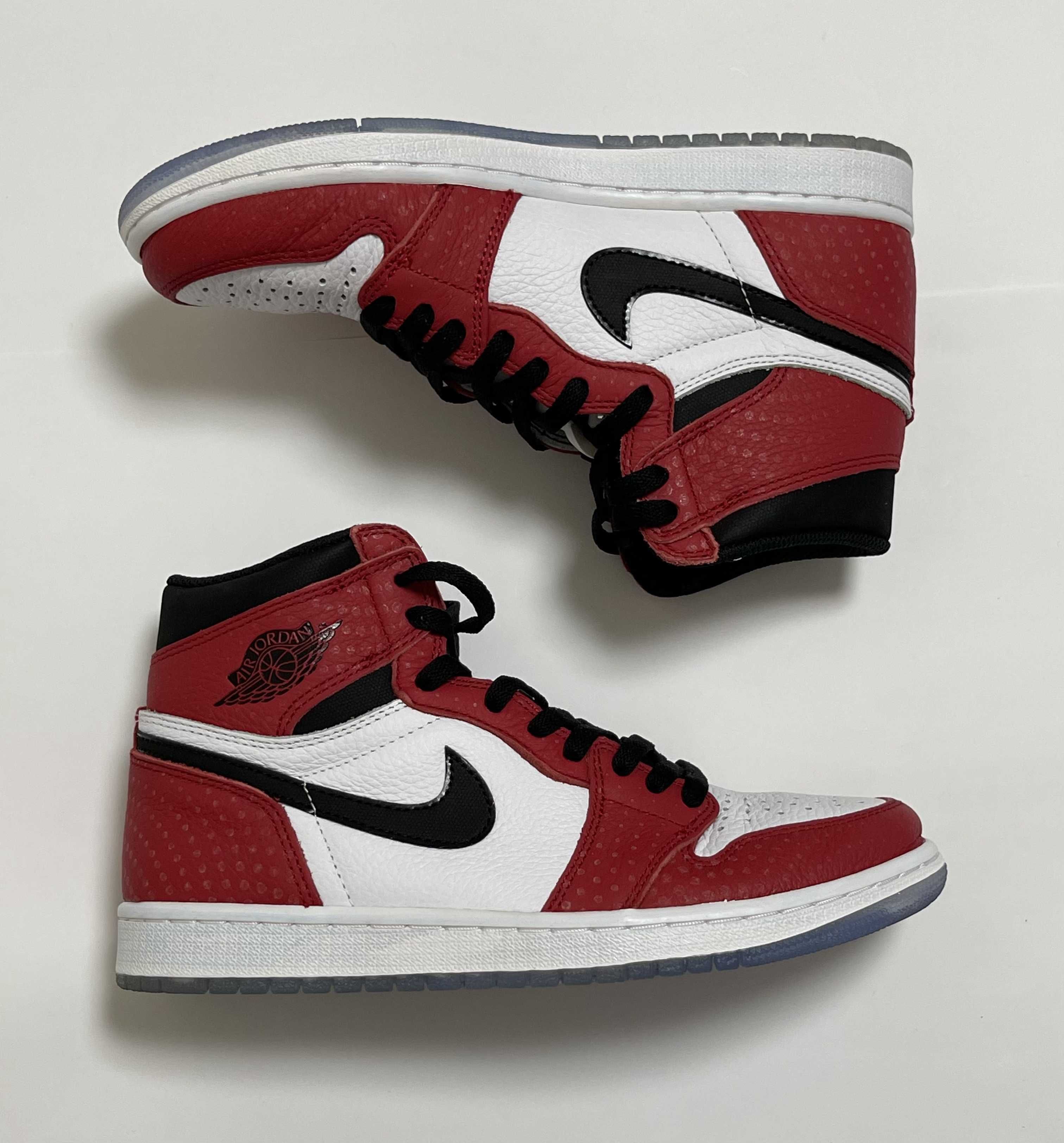 Spiderman × Nike Air Jordan 1 Origin Story "Gym Red/White/Photo Blue/Black"